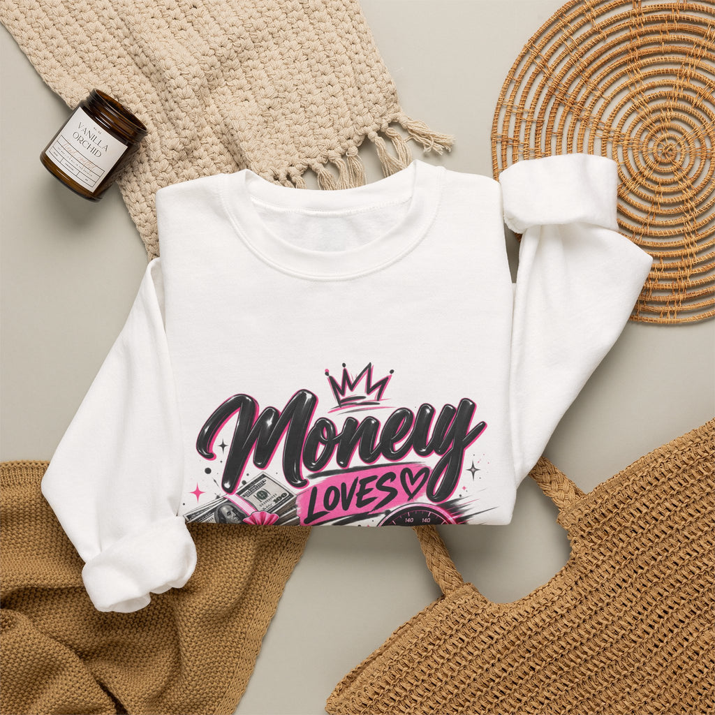 Money Loves Speed Crewneck Sweatshirt