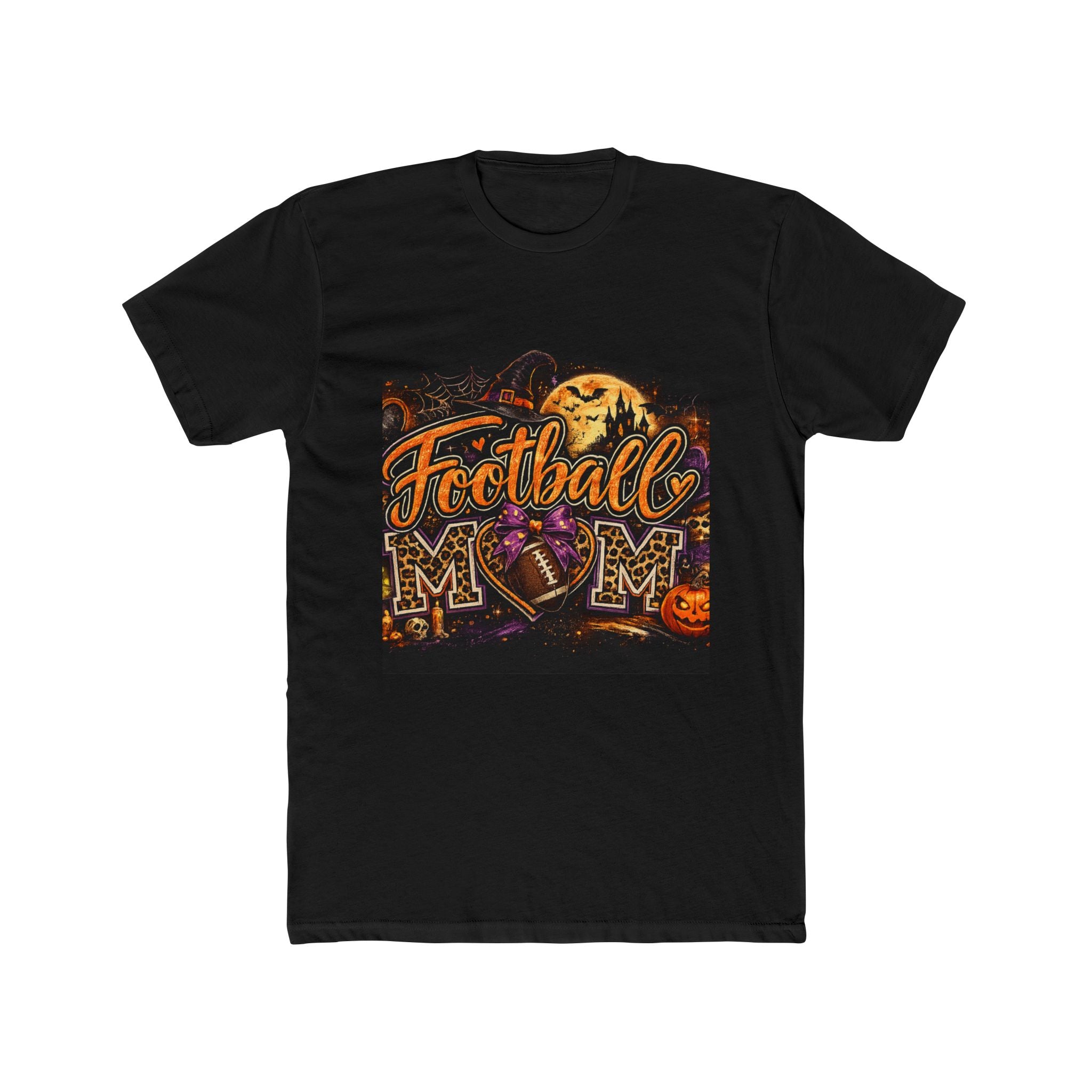 Football Mom Halloween T‑Shirt — Spooky Fall Game Day Tee