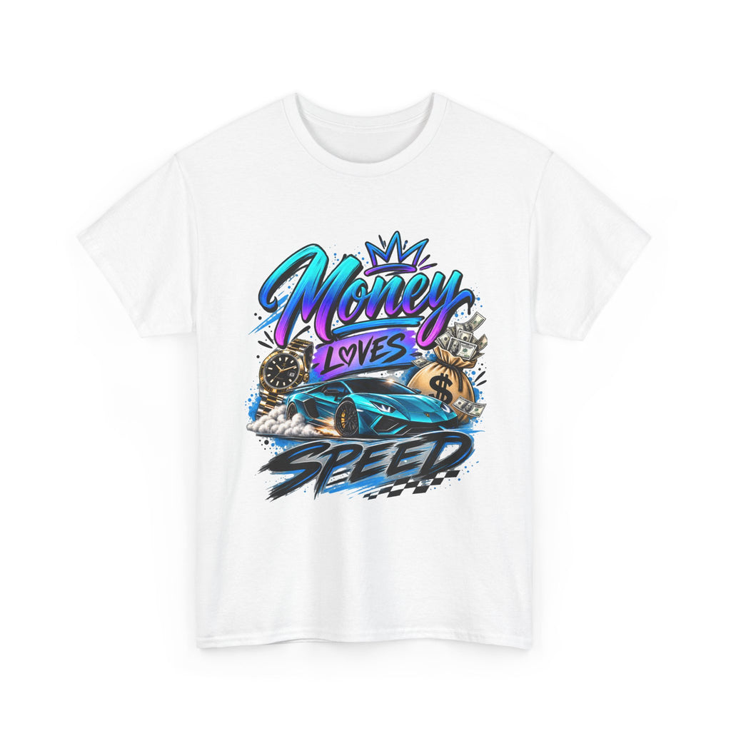 Money Loves Speed T-Shirt — Racing Car Graphic Tee