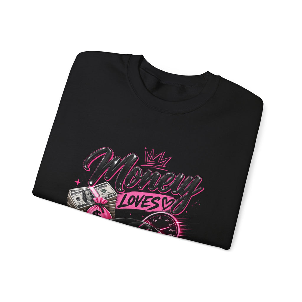 Money Loves Speed Crewneck Sweatshirt