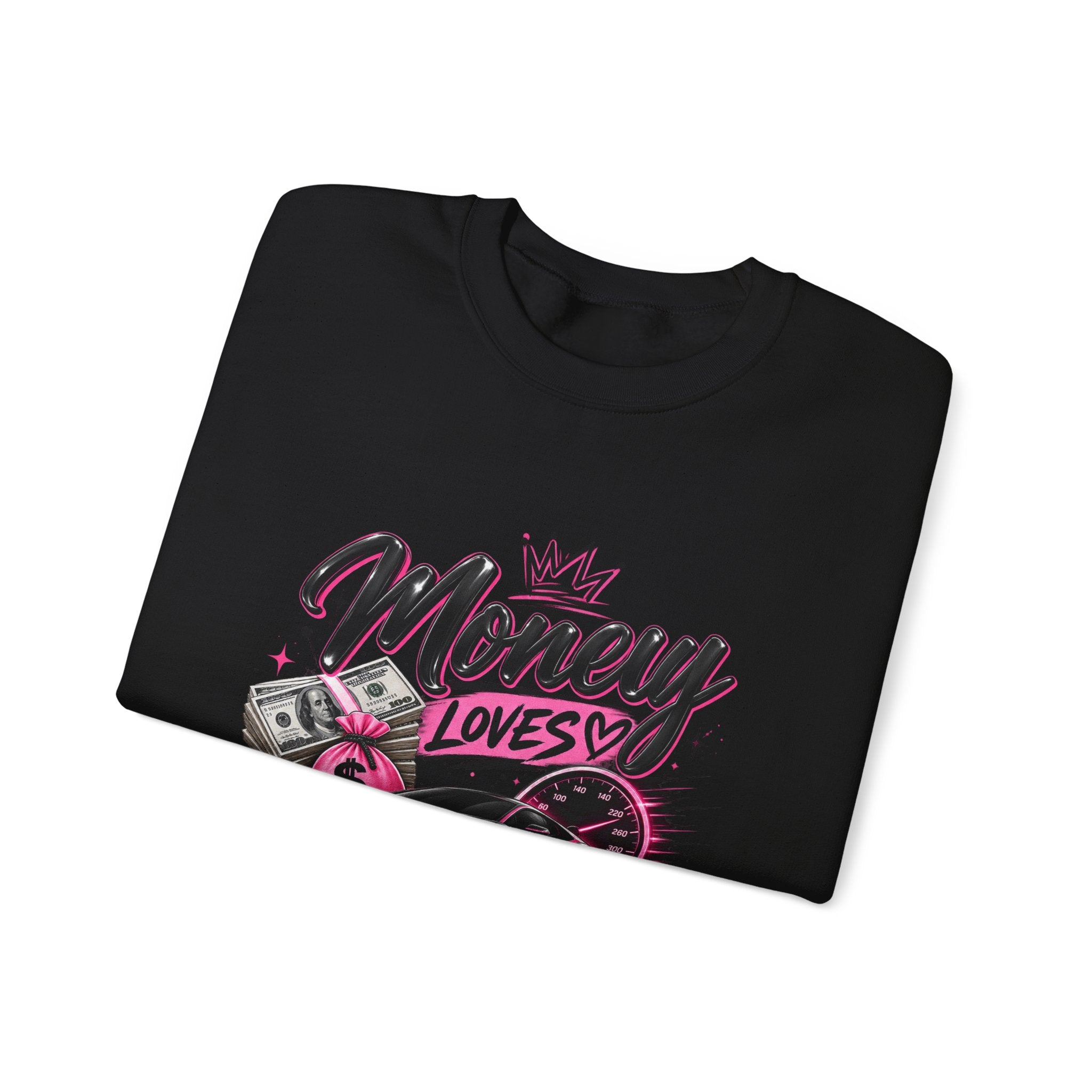 Money Loves Speed Crewneck Sweatshirt