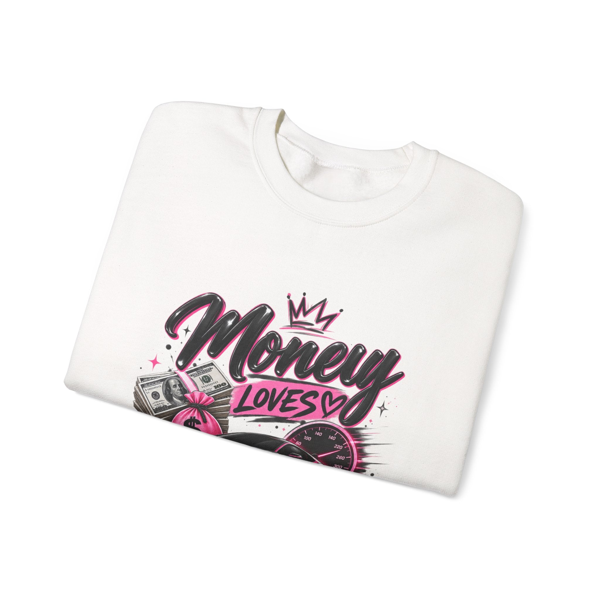 Money Loves Speed Crewneck Sweatshirt