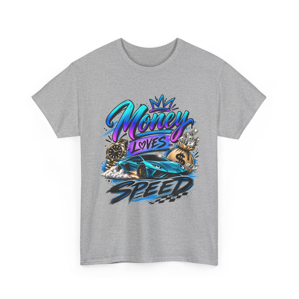 Money Loves Speed T-Shirt — Racing Car Graphic Tee