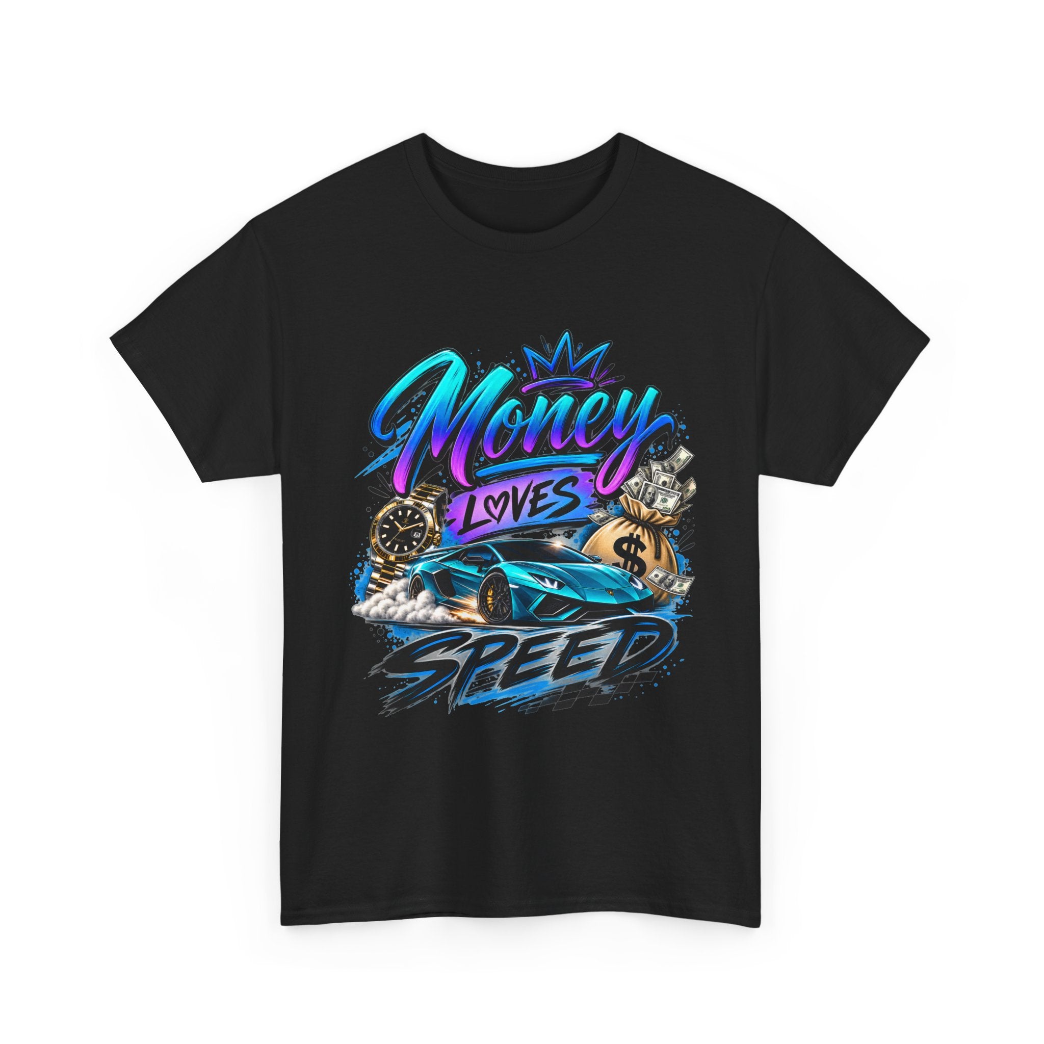 Money Loves Speed T-Shirt — Racing Car Graphic Tee