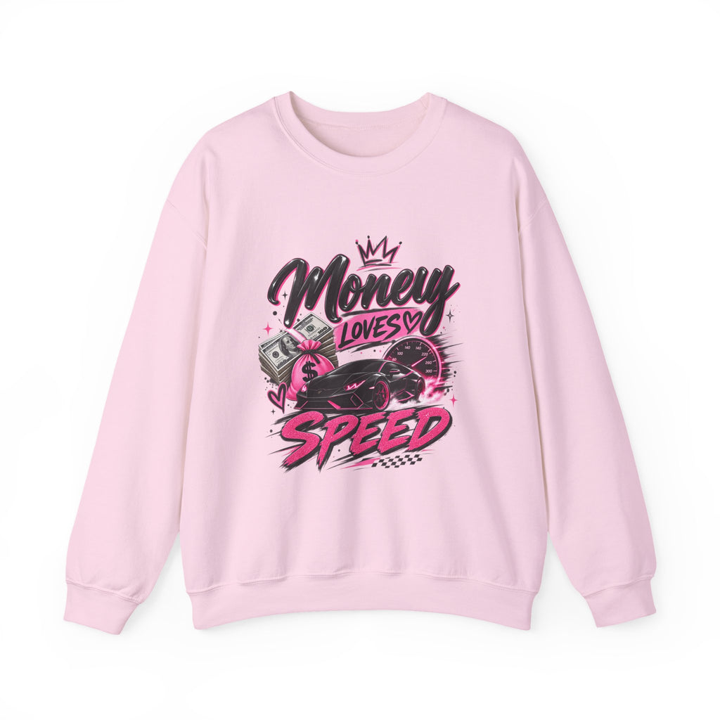 Money Loves Speed Crewneck Sweatshirt