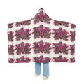 Football Mom Hooded Blanket – Pink Leopard 'Football Mom' Snuggle Throw