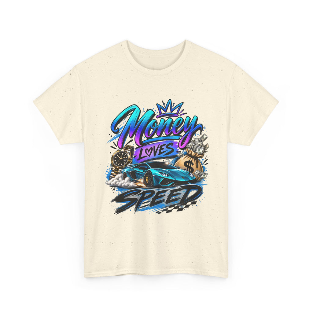 Money Loves Speed T-Shirt — Racing Car Graphic Tee