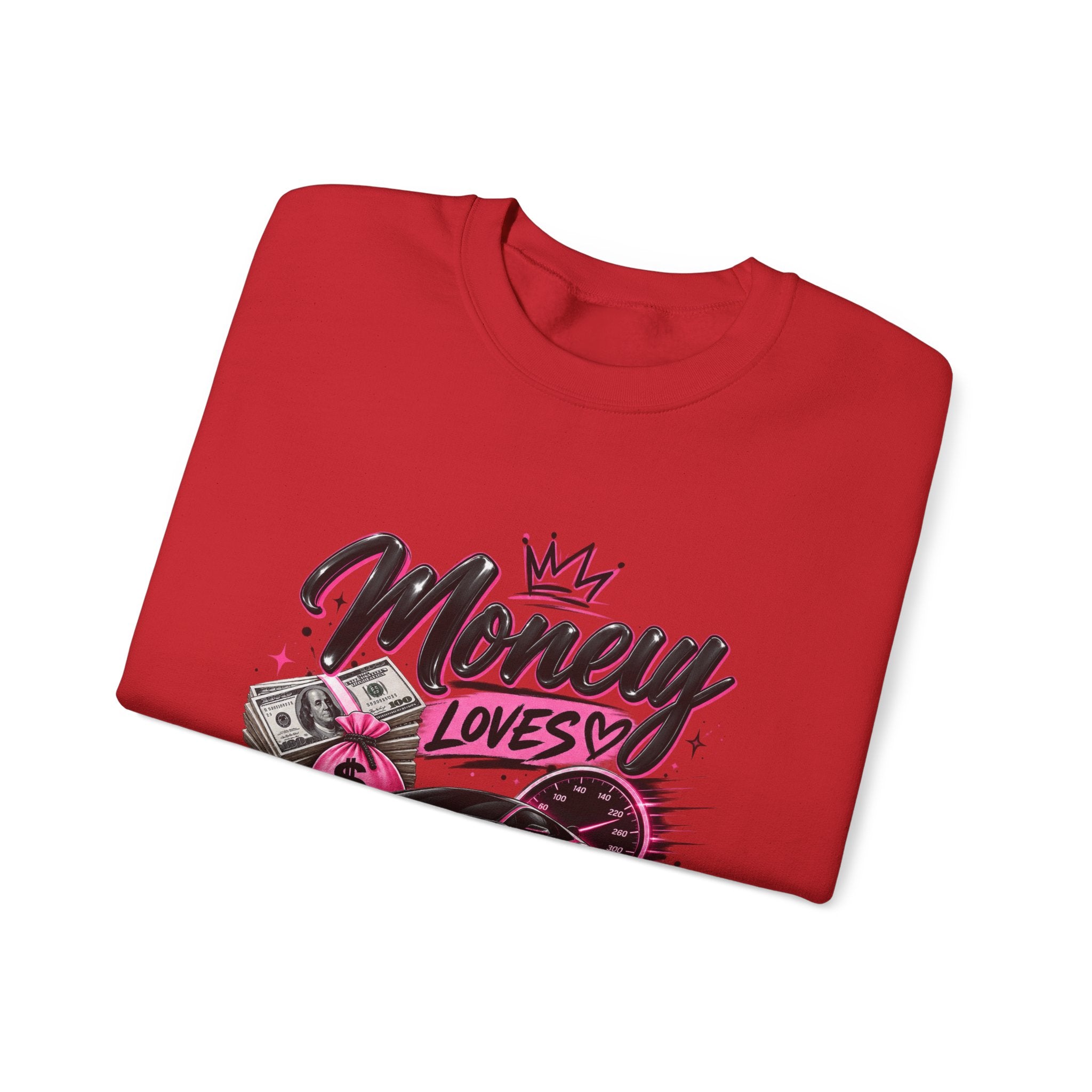 Money Loves Speed Crewneck Sweatshirt