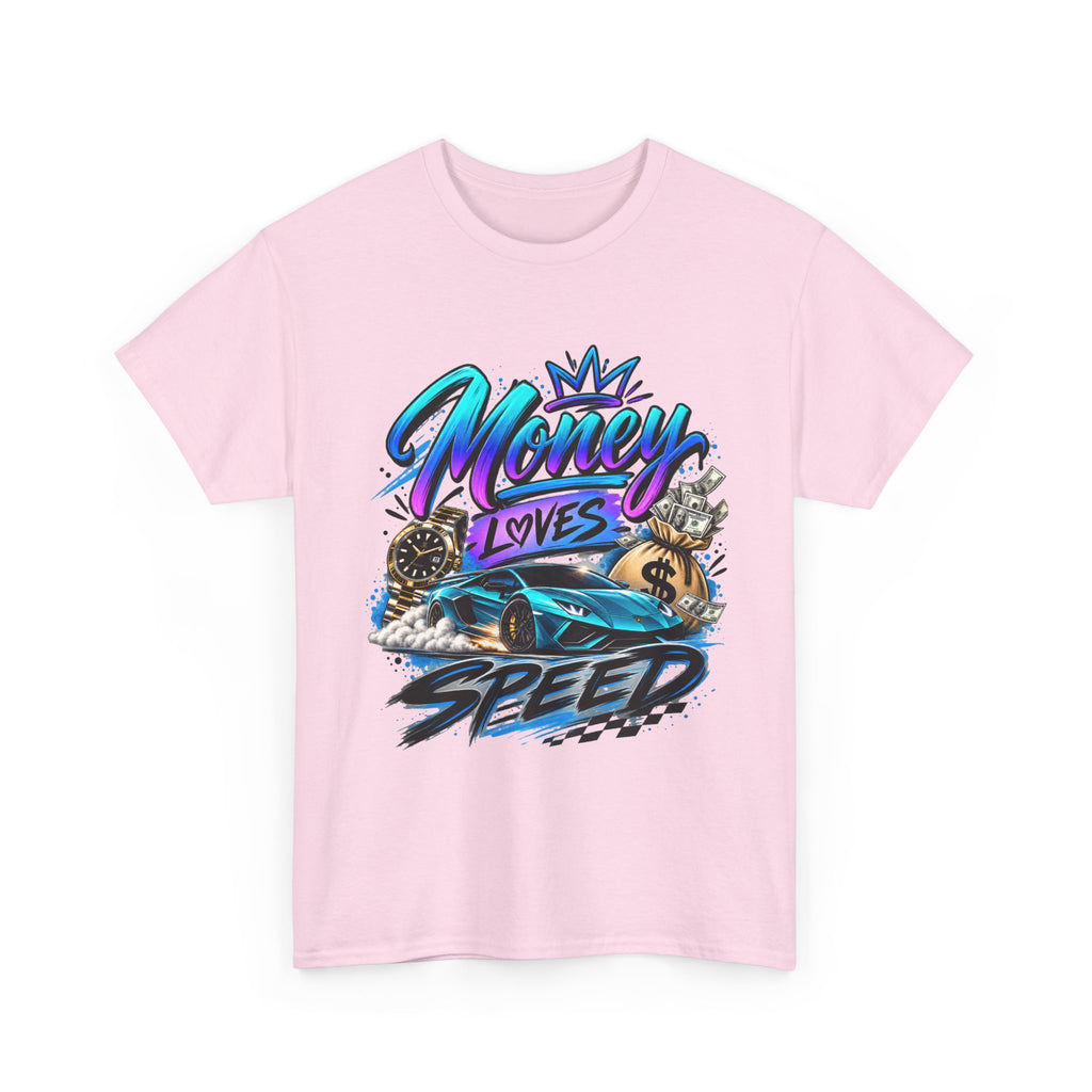 Money Loves Speed T-Shirt — Racing Car Graphic Tee