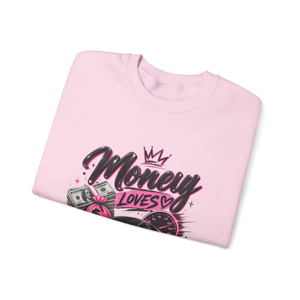Money Loves Speed Crewneck Sweatshirt