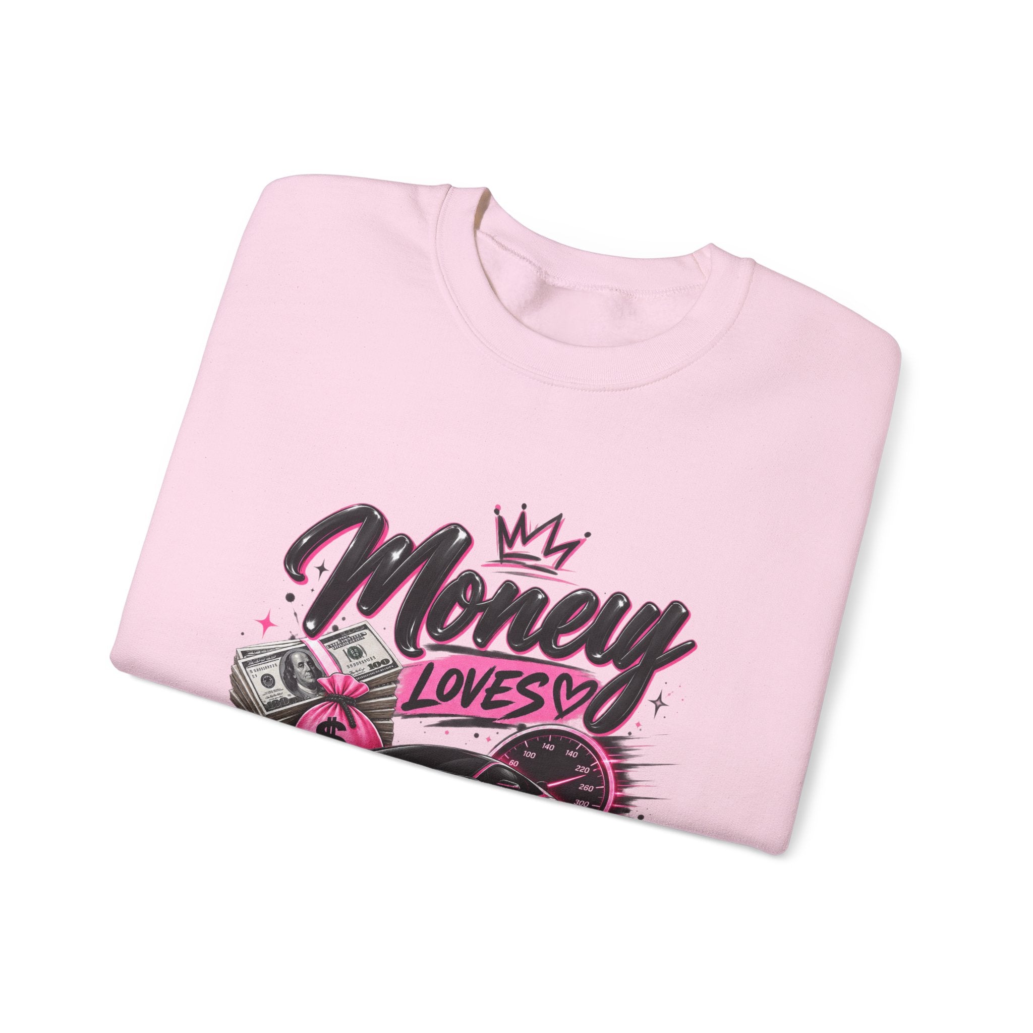 Money Loves Speed Crewneck Sweatshirt