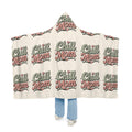 Hooded Blanket — "Chill Mom" Retro Cozy Throw