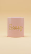 Blush Pink 'Sassy' Boutique Mug